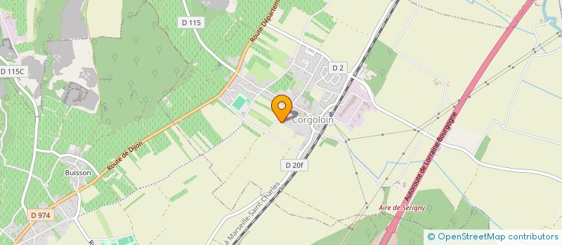 localisation de l'entreprise SCI IMPASSE DU VERGER  CORGOLOIN