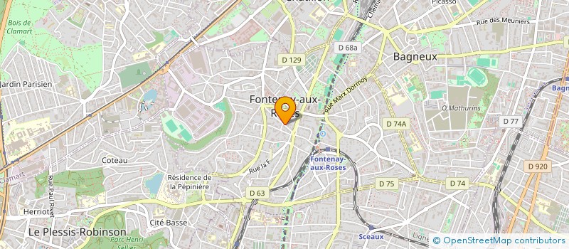 localisation de l'entreprise SCI IMPASSE GENESTA à FONTENAY-AUX-ROSES