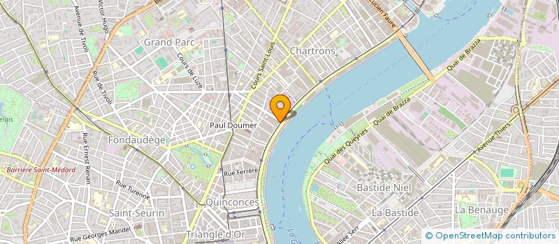 localisation de l'entreprise SCI IMPASSE LUCKNER  BORDEAUX