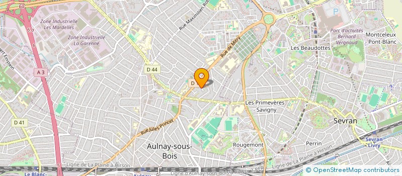 localisation de l'entreprise SCI IMPASSE MICHAUD à AULNAY-SOUS-BOIS