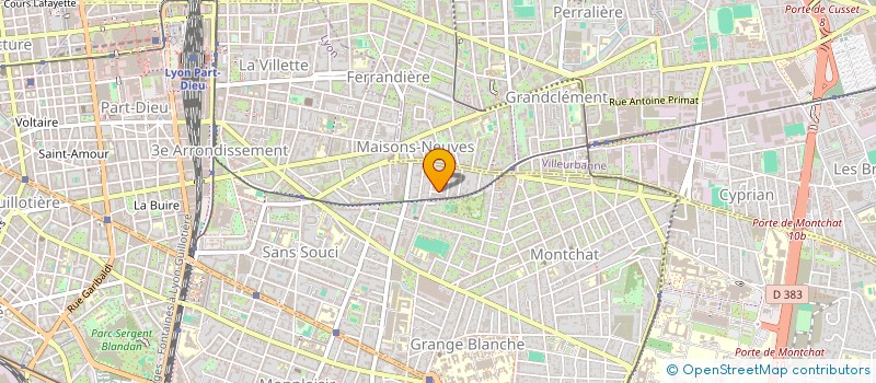 localisation de l'entreprise SCI IMPASSE MOREL  LYON