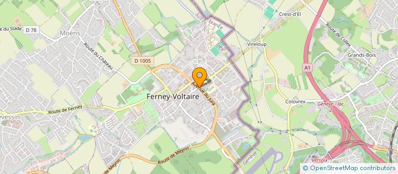 localisation de l'entreprise SCI IMPASSE PEGAN VOLTAIRE à FERNEY-VOLTAIRE