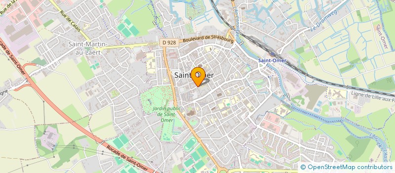 localisation de l'entreprise SCI IMPASSE SAINT JEAN  SAINT-OMER