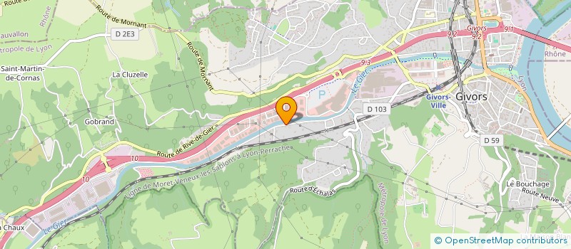 localisation de l'entreprise SCI IMPASSE TIMON DE L EPERON  GIVORS