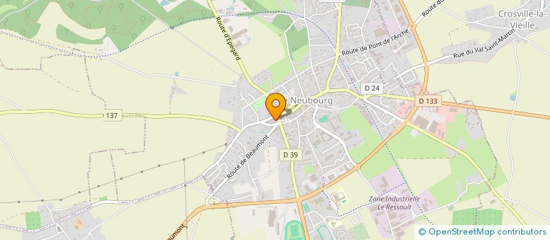 localisation de l'entreprise SCI IMPERATOR II  LE NEUBOURG