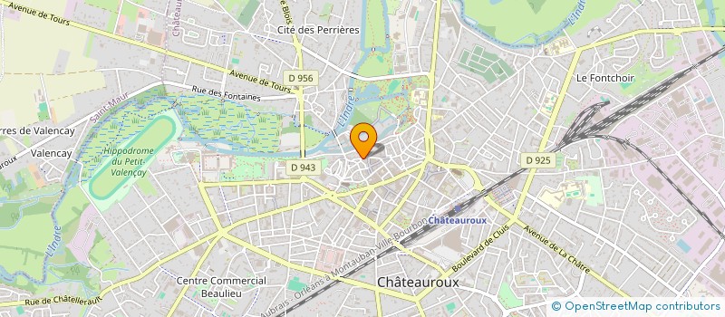 localisation de l'entreprise SCI IMPERATRICE  CHATEAUROUX