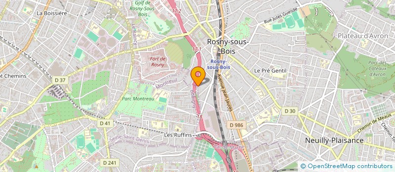 localisation de l'entreprise SCI IMPERIAL à ROSNY-SOUS-BOIS
