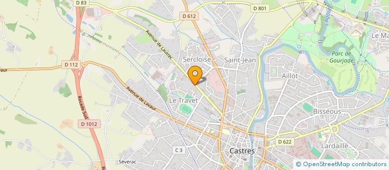 localisation de l'entreprise SCI IMPERIUM  CASTRES
