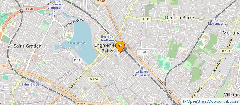 localisation de l'entreprise SCI IMPRESSIONS à ENGHIEN-LES-BAINS