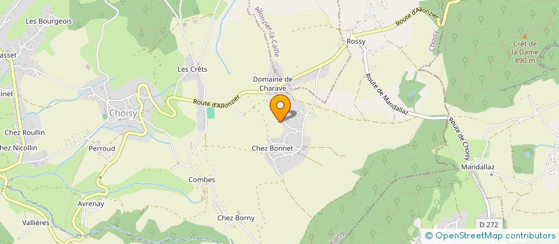 localisation de l'entreprise SCI IMPSO  CHOISY