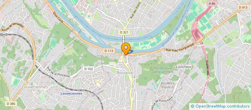 localisation de l'entreprise SCI IMRANE  BOUGIVAL