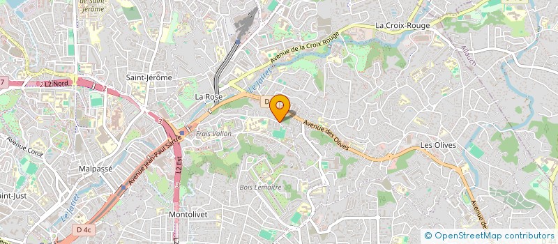 localisation de l'entreprise SCI IMRIS INVEST à MARSEILLE