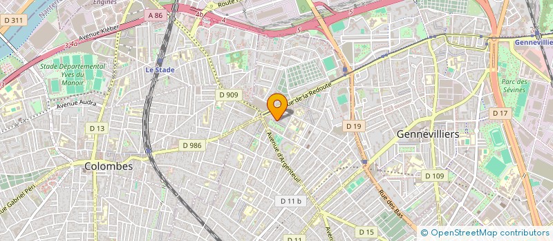 localisation de l'entreprise SCI IMSF à ASNIERES-SUR-SEINE