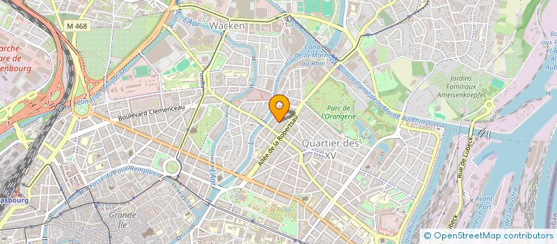 localisation de l'entreprise SCI IMUCAVE à STRASBOURG