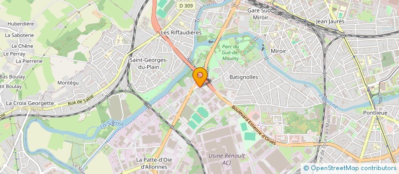 localisation de l'entreprise SCI IN ALTUM  LE MANS