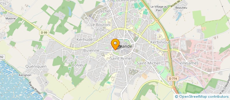 localisation de l'entreprise SCI IN EXTENSO  GUERANDE