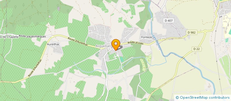 localisation de l'entreprise SCI IN FORMA  ARPAILLARGUES-ET-AUREILLAC