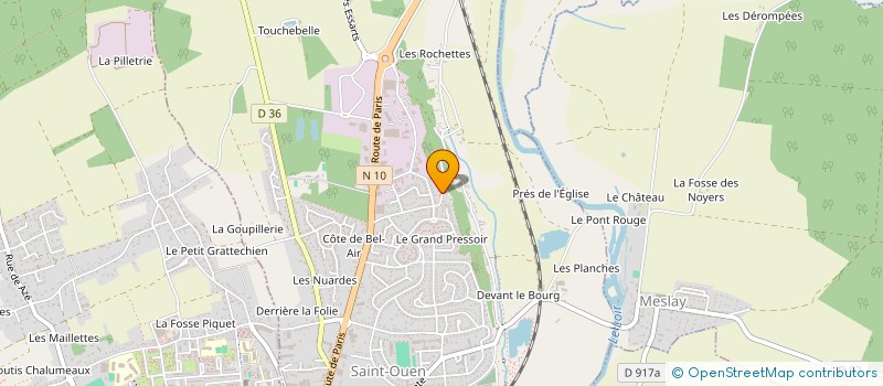 localisation de l'entreprise SCI IN METZ  SAINT-OUEN