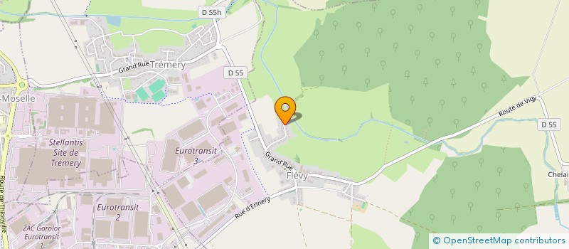 localisation de l'entreprise SCI IN VINO VERITAS  FLEVY