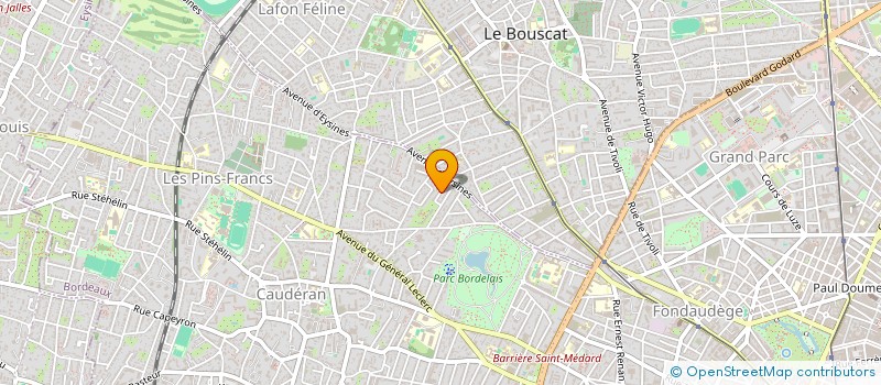 localisation de l'entreprise SCI IN VINO VERITAS  BORDEAUX