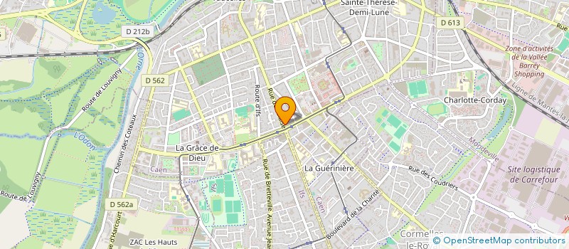 localisation de l'entreprise SCI INAI à CAEN