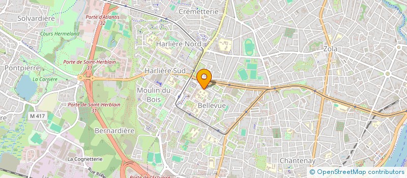 localisation de l'entreprise SCI INAKA  NANTES