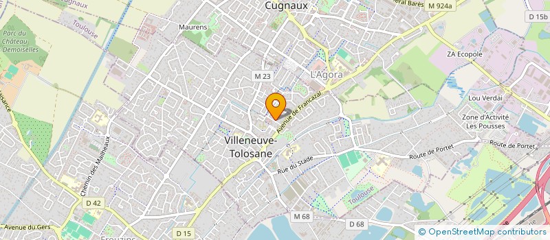 localisation de l'entreprise SCI INARD AE à VILLENEUVE-TOLOSANE