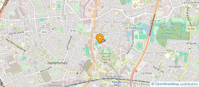 localisation de l'entreprise SCI INATI à VILLENEUVE-D'ASCQ