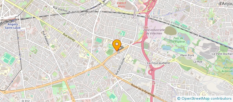 localisation de l'entreprise SCI INAUR à ANGERS