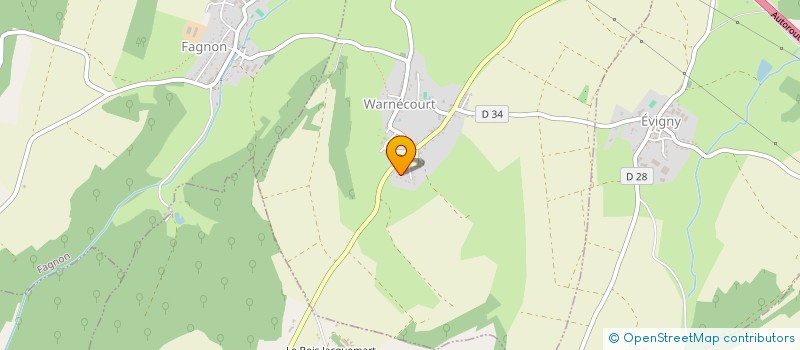 localisation de l'entreprise SCI INAUREMA  WARNECOURT