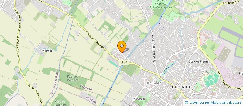 localisation de l'entreprise SCI INAYA  CUGNAUX