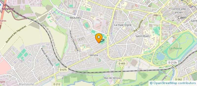 localisation de l'entreprise SCI INB 14 à CAEN