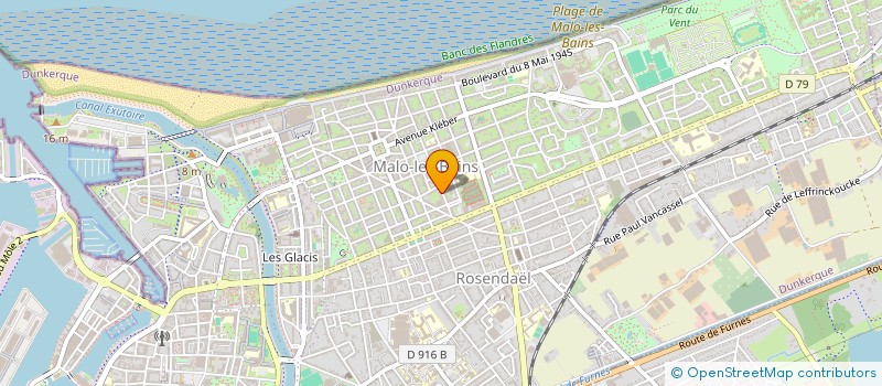 localisation de l'entreprise SCI INCA à DUNKERQUE