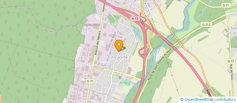 localisation de l'entreprise SCI INCARVILLEZ  INCARVILLE
