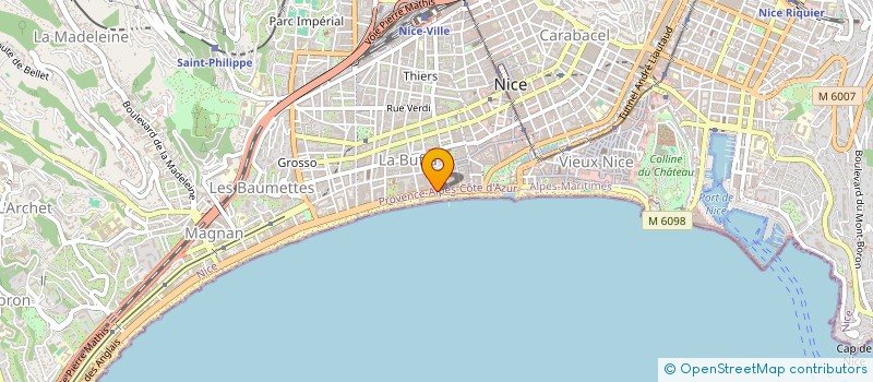localisation de l'entreprise SCI INCI à NICE