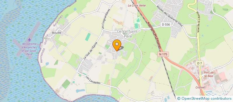 localisation de l'entreprise SCI INCIPIENS  LE VAL-SAINT-PERE