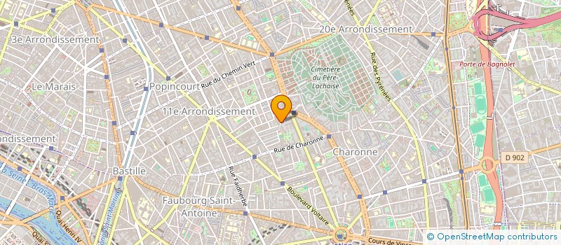 localisation de l'entreprise SCI INCIPIO  PARIS