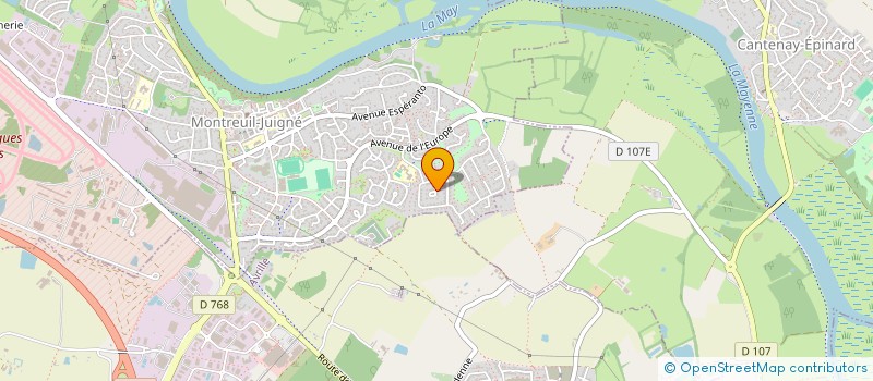 localisation de l'entreprise SCI INCITY  MONTREUIL-JUIGNE