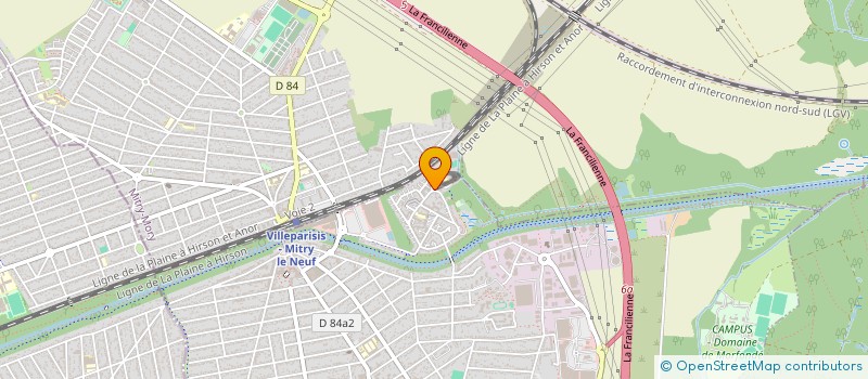 localisation de l'entreprise SCI INCOLANO CJ  VILLEPARISIS