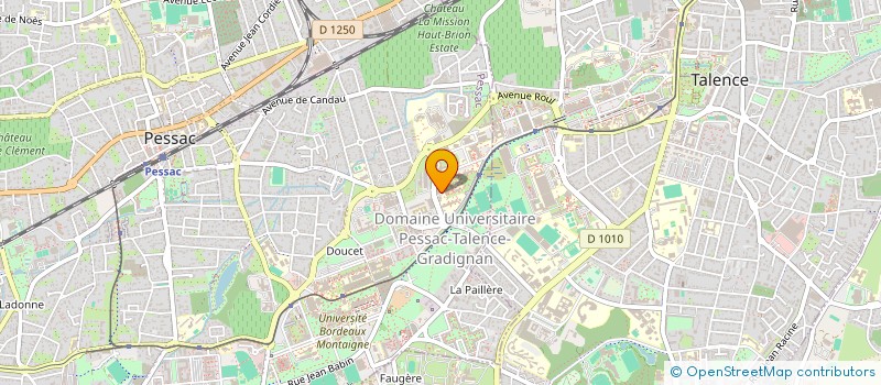 localisation de l'entreprise SCI INDAR  PESSAC