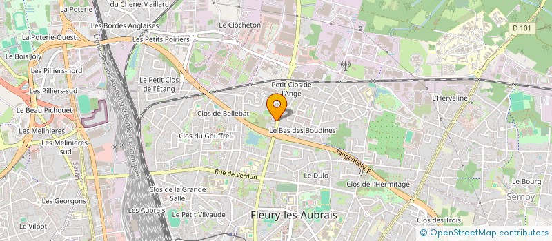 localisation de l'entreprise SCI INDELEBILE  FLEURY-LES-AUBRAIS