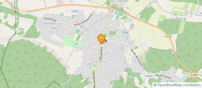 localisation de l'entreprise SCI INDES  VIARMES