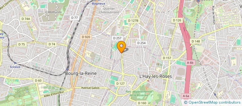 localisation de l'entreprise SCI INDI  CACHAN