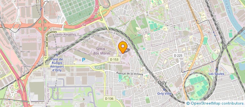 localisation de l'entreprise SCI INDIA ROSE  ORLY