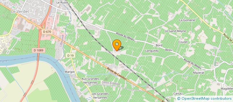 localisation de l'entreprise SCI INDIANA  SAINT-EMILION