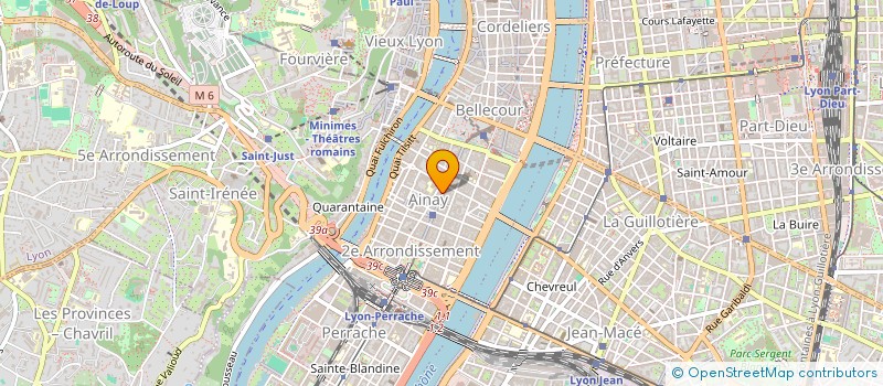 localisation de l'entreprise SCI INDICE 82  LYON