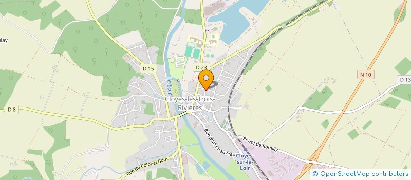 localisation de l'entreprise SCI INDIGO à CLOYES-LES-TROIS-RIVIERES