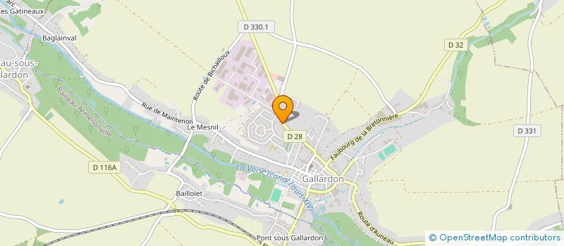 localisation de l'entreprise SCI INDIGO à GALLARDON