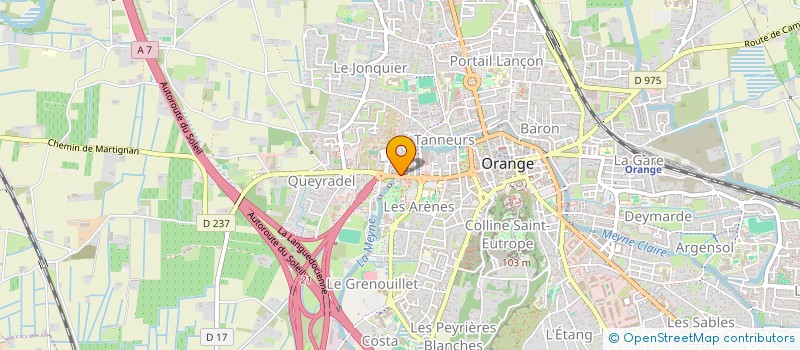 localisation de l'entreprise SCI INDIGO  ORANGE