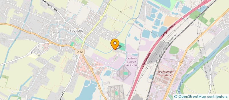 localisation de l'entreprise SCI INDIGO  SEYSSES